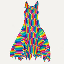Load image into Gallery viewer, Issey Miyake pleats please rainbow pencil dress
