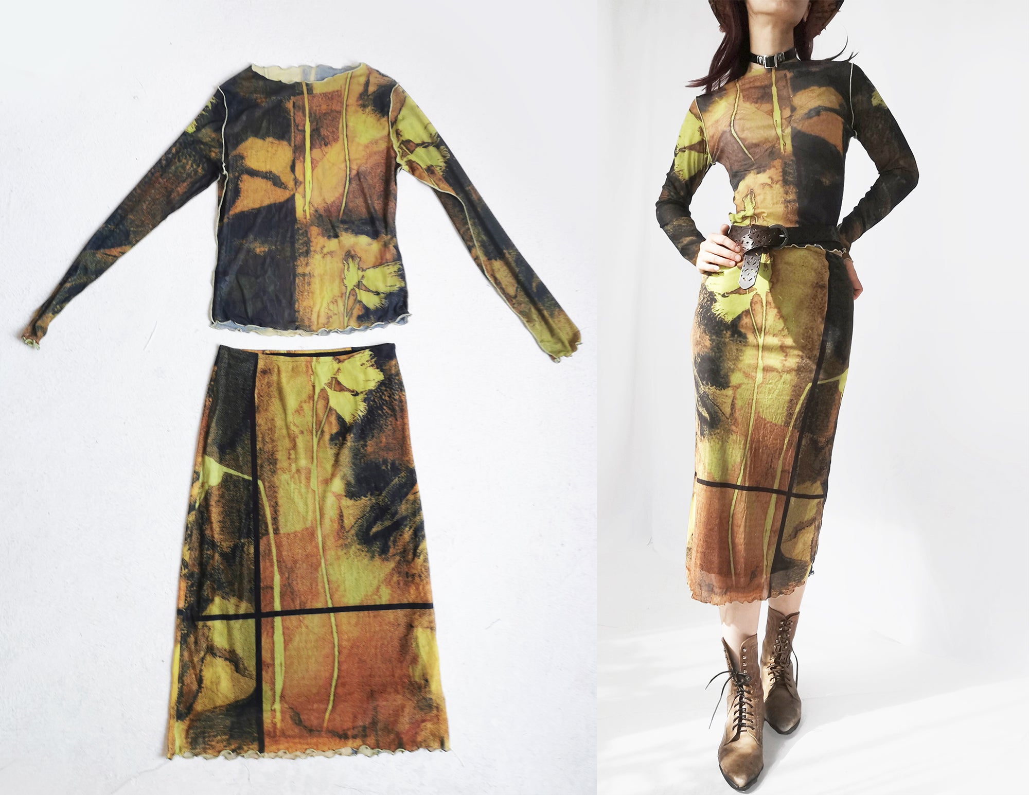 Vivienne Tam mesh dress set – BOOPVINTAGE