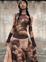 Load image into Gallery viewer, Jean Paul Gaultier Le Musée Creation of Adam Mesh Dress