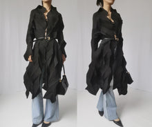 Load image into Gallery viewer, Issey Miyake Vintage Black Trench Coat