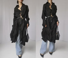 Load image into Gallery viewer, Issey Miyake Vintage Black Trench Coat