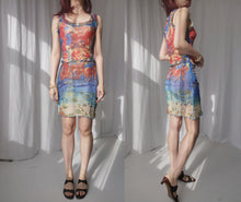 Load image into Gallery viewer, Jean Paul Gaultier Maille Carriage Print Mesh Short Dress