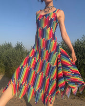 Load image into Gallery viewer, Issey Miyake pleats please rainbow pencil dress