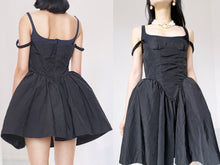 Load image into Gallery viewer, Vintage Taffeta Gothic Princess Dress
