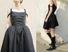 Load image into Gallery viewer, Vintage Taffeta Gothic Princess Dress