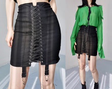 Load image into Gallery viewer, Vintage Bondage Corset Lingerie Cotton Skirt