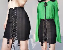 Load image into Gallery viewer, Vintage Bondage Corset Lingerie Cotton Skirt