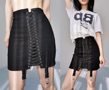 Load image into Gallery viewer, Vintage Bondage Corset Lingerie Cotton Skirt