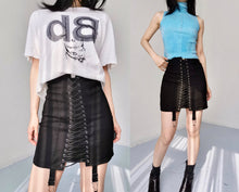 Load image into Gallery viewer, Vintage Bondage Corset Lingerie Cotton Skirt