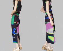 Load image into Gallery viewer, Vintage  Pleated dress