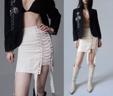 Load image into Gallery viewer, Vintage Bondage Corset Lingerie Cotton Skirt