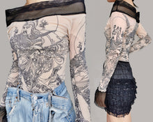 Load image into Gallery viewer, Vintage Nude Tattoo Top