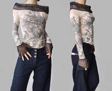 Load image into Gallery viewer, Vintage Nude Tattoo Top