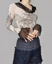 Load image into Gallery viewer, Vintage Nude Tattoo Top