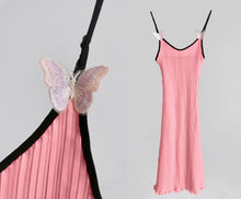 Load image into Gallery viewer, Vintage Prink Pleated dress