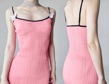 Load image into Gallery viewer, Vintage Prink Pleated dress