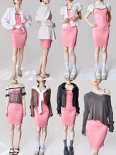 Load image into Gallery viewer, Vintage Prink Pleated dress