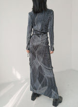 Load image into Gallery viewer, Vintage  Pleated Wrap Dress Set