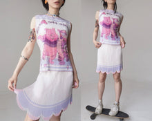 Load image into Gallery viewer, Vintage Cartoon Pleats Dress