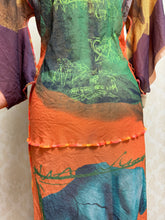 Load image into Gallery viewer, Jean Paul Gaultier Birth of Venus Mesh Kimono Dress
