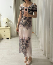 Load image into Gallery viewer, Jean Paul Gaultier Grape Mesh Print Bolero Top
