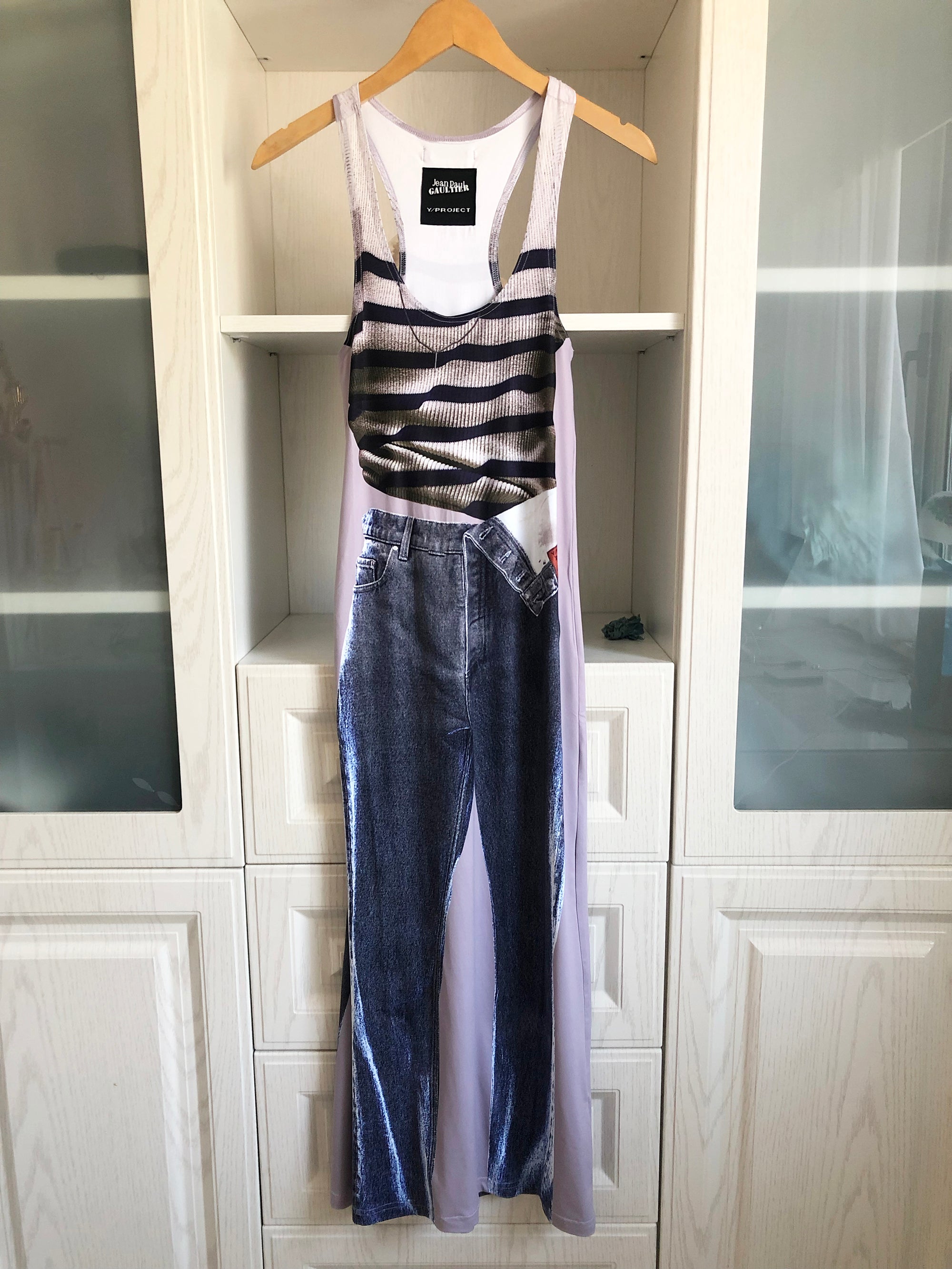 【2000Archives】SAILOR TROMPE L'OEIL DRESS Y/Project Jean Paul gaultier Edition THE TROMPE L'OEIL