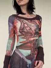 Load image into Gallery viewer, Jean Paul Gaultier Birth of Venus mesh dress
