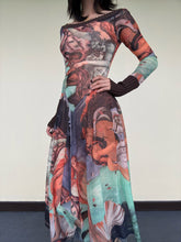 Load image into Gallery viewer, Jean Paul Gaultier Birth of Venus mesh dress

