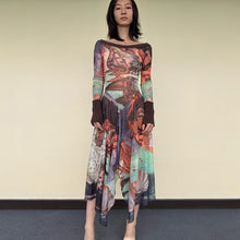 Load image into Gallery viewer, Jean Paul Gaultier Birth of Venus mesh dress
