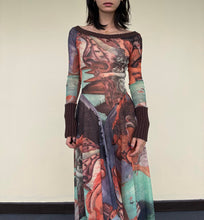 Load image into Gallery viewer, Jean Paul Gaultier Birth of Venus mesh dress
