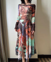 Load image into Gallery viewer, Jean Paul Gaultier Birth of Venus mesh dress
