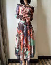 Load image into Gallery viewer, Jean Paul Gaultier Birth of Venus mesh dress

