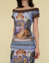 Load image into Gallery viewer, Jean Paul Gaultier Blue Dali Mesh Vintage Maille Dress
