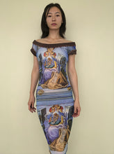 Load image into Gallery viewer, Jean Paul Gaultier Blue Dali Mesh Vintage Maille Dress
