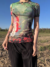 Load image into Gallery viewer, Jean Paul Gaultier VTG Oriental Scene mesh top
