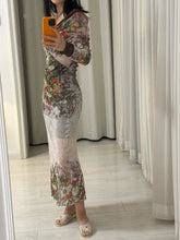 Load image into Gallery viewer, Jean Paul Gaultier SS1999 Devon Aoki Runway Floral Mesh Dress
