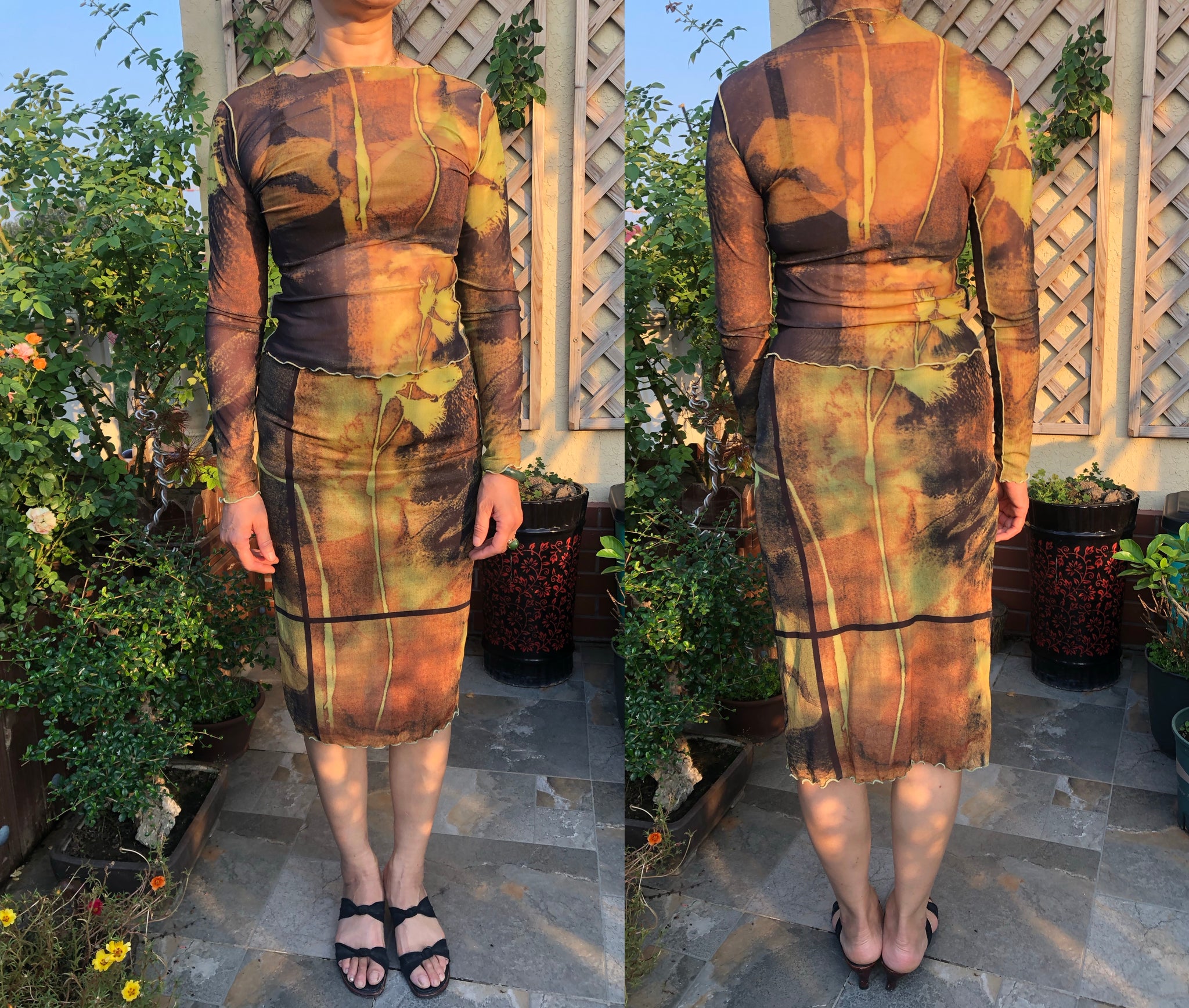 Vivienne Tam mesh dress set – BOOPVINTAGE