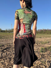 Load image into Gallery viewer, Jean Paul Gaultier VTG Oriental Scene mesh top
