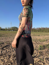 Load image into Gallery viewer, Jean Paul Gaultier VTG Oriental Scene mesh top
