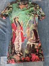 Load image into Gallery viewer, Jean Paul Gaultier VTG Oriental Scene mesh top
