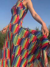 Load image into Gallery viewer, Issey Miyake pleats please rainbow pencil dress

