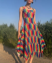 Load image into Gallery viewer, Issey Miyake pleats please rainbow pencil dress
