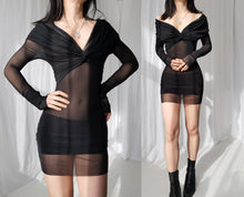 Load image into Gallery viewer, Jean Paul Gaultier Black Mesh Dress
