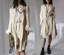 Load image into Gallery viewer, Ann Demeulemeester RTW 2005 Silk Trench Coat
