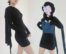 Load image into Gallery viewer, Ann Demeulemeester Black Widow Dress
