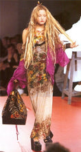 Load image into Gallery viewer, Jean Paul Gaultier SS1999 Devon Aoki Runway Floral Mesh Dress
