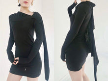 Load image into Gallery viewer, Ann Demeulemeester Black Widow Dress
