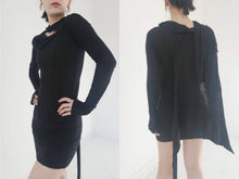 Load image into Gallery viewer, Ann Demeulemeester Black Widow Dress
