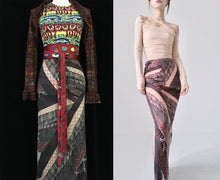 Load image into Gallery viewer, Jean Paul Gaultier Tie Print Skirt
