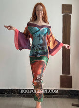 Load image into Gallery viewer, Jean Paul Gaultier birth of venus kimono dress
